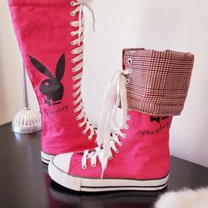 Playboy high top sneakers